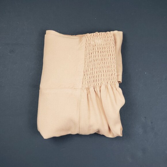 Sincerely Jules Belted Extreme Wide Leg Pants Women's Size Small Peach Apricot - Picture 16 of 16